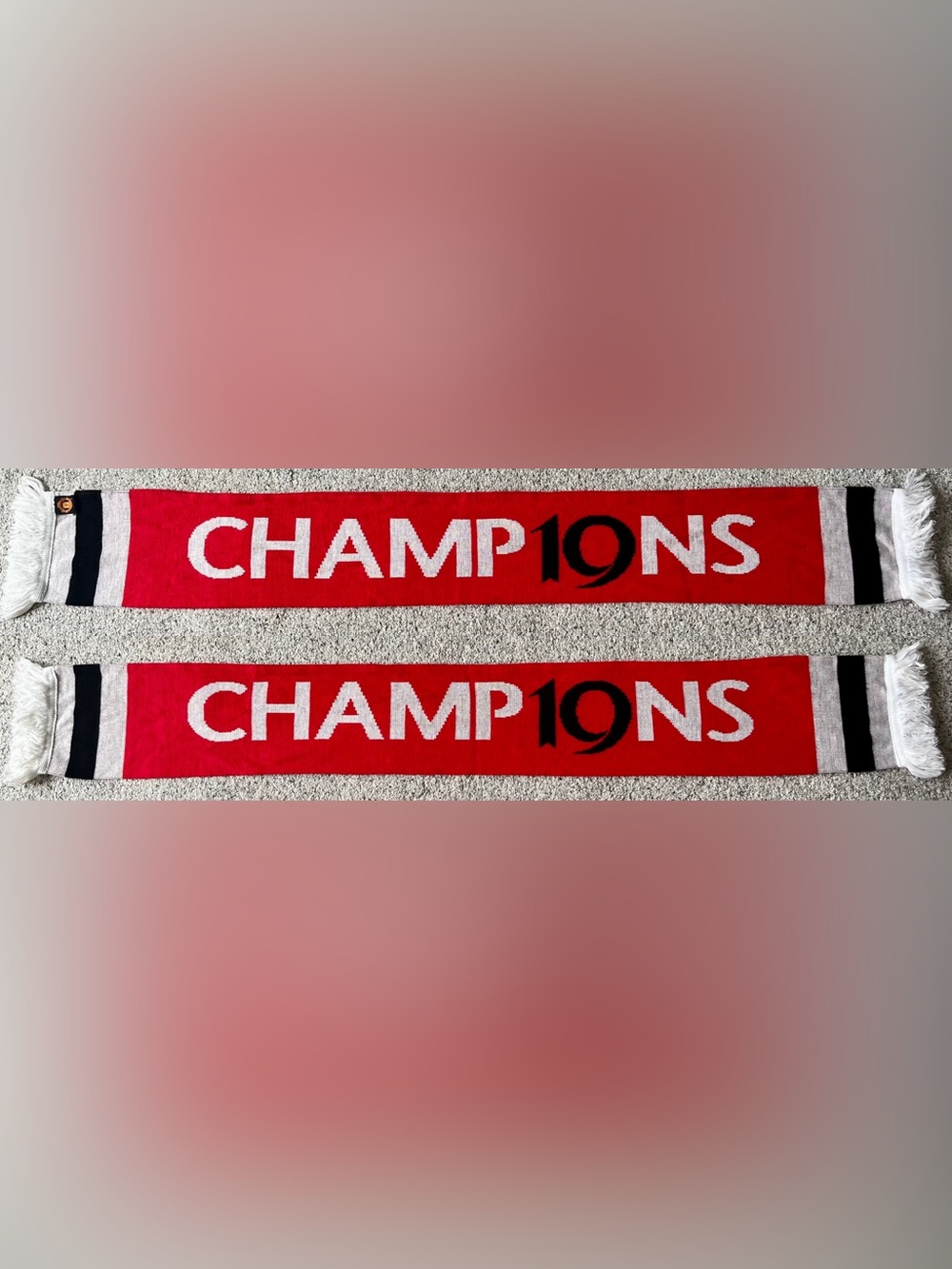 Manchester United 2011 Premier League Champions Soccer Scarf
